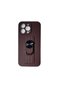 Case compatible with iPhone 13 Pro, kickstand function, Brown