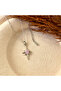Minimal Pole Star Necklace with Stainless Steel Zircon Stone - 2