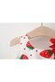 Baby Girls Sundress & Hat Set | Cotton | 9-12 Months | White & Red | Lightweight & Breathable - 5
