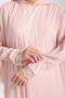 ONE-PIECE WOMEN'S PRAYER DRESS WITH HEADSCARF AND LACE - 4