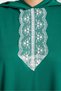 ONE-PIECE WOMEN'S PRAYER DRESS WITH HEADSCARF AND LACE - 7