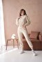 Striped Hooded Oversized Tracksuit Set with Elastic Waist