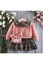 Baby Girls’ Sherpa Top & Skirt Winter Set with Bag | 18-24 Months | Pink | Fleece | Warm - 2