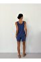 Indigo Modal Shorts with Elastic Waist - 2