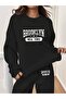 BROOKLYN NEW YORK PRINTED UNISEX OVERSIZED CREW NECK TOP/BOTTOM TRACKSUIT SET