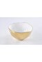 Beth & Lily – Moonlight White & Gold Extra Large Ceramic Bowl | Statement Centrepiece | Luxury UAE GCC - 5