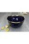 Beth & Lily – Sunset Blue & Gold Ceramic Extra Large Serving Bowl | Statement Centrepiece | UAE GCC Gift - 7