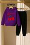 Chery Printed 3 Thread Children's Tracksuit Set