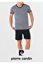 Men's Clothing 5 Piece Boxed 100% Cotton Robdöşambır - Pajama Set Set & Leather Slippers - 5