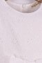 Ecru Wavy Brode Girl's Dress - 3