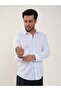 Men's Slim Fit Long Sleeve Light Blue Shirt - 2