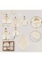 Muslin Floral Embossed Vest Baby Girl Newborn 10 Piece Hospital Release Bodysuit Set - 2