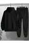 Number 23 Printed Top and Bottom Hooded Men's Tracksuit Set Oversize Boyfriend - 2