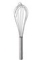 Stainless Steel Whisk Length 30 cm Metal Handle Whisk Mixer - 2