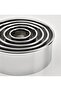 Set of 5 Different Size Dough Shapers Stainless Steel Cookie Molds (Diameters: 3, 5, 7, 9, and 11cm) - 2