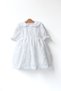 Baby Girl Girl Kid Birthday Party Wedding Dress Half Sleeve Lined Collar Floral Dress - 4