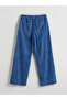 Wideleg Women's Jeans Pants with Elastic Waist - 6