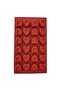 24 Cavity Heart Shape Chocolate Mold, Brown Silicone Baking Mould