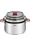 Cookware Set | OPTI'Space 6-Piece Induction Cooking Set | Stewpots with Lids (18/20/24 cm) | S