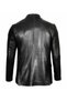 2025 Men's Khaki Blazer Leather Jacket - 5