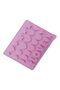 Love Heart Rose Flower Shaped Chocolate Mold, Pink Silicone Mould for Baking - 2