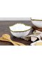 Beth & Lily – Sienna White & Gold Beaded Ceramic Medium Salad Bowl | Luxury Tableware | UAE GCC Gift