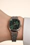 Valenza Classic Time Silver Green Wrist Watch - 3