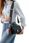 Vegan Leather Women Messenger Bag 21*15 cm Wash Faux Leather Shoulder Bag Crossbody Bag