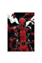حزمة بدء تشغيل Deadpool Marvel Panini المرخصة + 10 عبوات (40 ملصقًا + 40 بطاقة) - 4