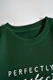 Plus Size Crew Neck Perfectly Printed Oversize Sweatshirt - 5