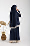 Two-Piece Guipure Lace Prayer Dress - 3