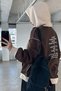Unisex Dream Printed Oversize Two Color Sweatshirt Hooded - 3