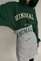 Unisex Minimalist Paperlll Printed 3 thread Oversize Sweatshirt - 3