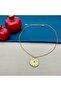 Steel Zircon Stone Eye Antique Necklace