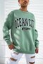 Plus Size Crew Neck Ocean City Maryland Printed Sweatshirt Water Green - 5