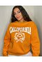 Crew Neck California "high Frequency Print" Oversize Sweatshirt - 4