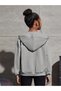 Children's Energetic Printed Oversize Hooded Cardigan Hoodie - 3