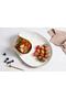 Beth & Lily – Moonlight White & Gold Ceramic Server | Premium Entertaining Serveware | UAE GCC Gift - 6