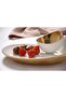 Beth & Lily – Moonlight White & Gold Ceramic Server | Premium Entertaining Serveware | UAE GCC Gift - 5