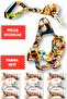 Dog Collar (Chest Collar) Travel Strap Set with Plush Toy