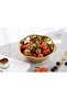 Beth & Lily – Gold Beaded Ceramic Salad Bowl | Luxury Serving Bowl | Eid Gifting | Premium Tableware UAE GCC - 4