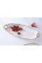 Beth & Lily – Layla Ceramic Deep Long Server | Gold Handles | Premium Entertaining Serveware | UAE GCC - 6