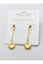 Women's Dangle Gold Earring Accessory - 2