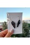 Cat Themed Double Earring Set – Cute Bouncing Cat Figured Women's Earrings - 3