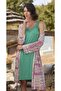 Monamise Patterned and Lace Pajama Set 24083 - 2