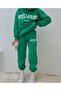 Unisex Men Women Welness Printed Oversize 3 Thread Hooded Tracksuit Set - 2