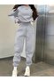 Unisex Men's Women's Graphite Printed 3 Thread Crew Neck Tracksuit Set - 3