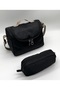 Primary School Bag Set of 3 Unisex Children's Primary School Bag 8010 Mink-Black 2533 - 7