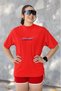 Men/Women Minimalist Transfer Printed Round Neck Short Sleeve T-Shirt