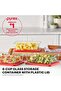 Simply Store Glass Food Storage Container, Snug Fit Non-Toxic Plastic BPA-Free Lids, Freezer D - 3